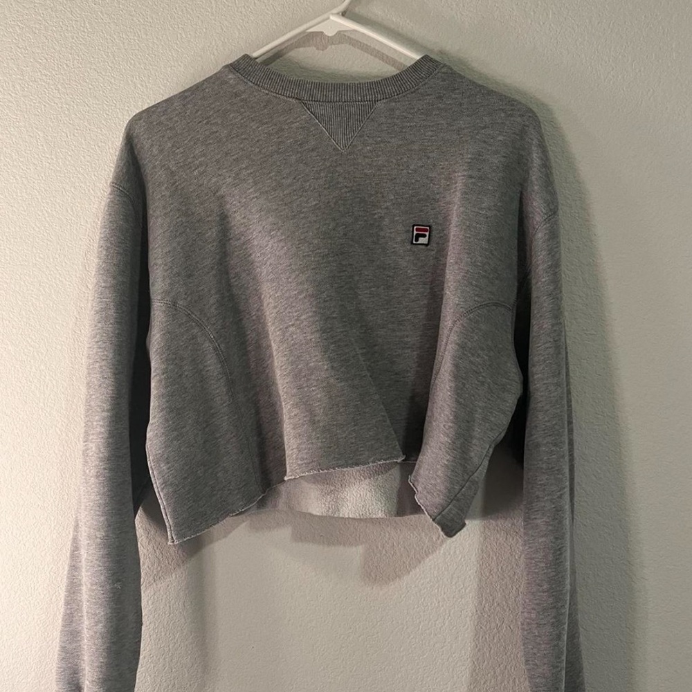 Fila cropped sweatshirt
